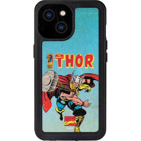 Marvel Classic Comics The Mighty Thor iPhone 15 Waterproof Case